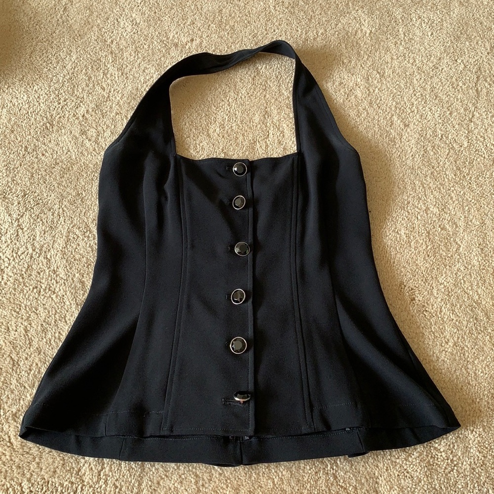 Royal underground halter top